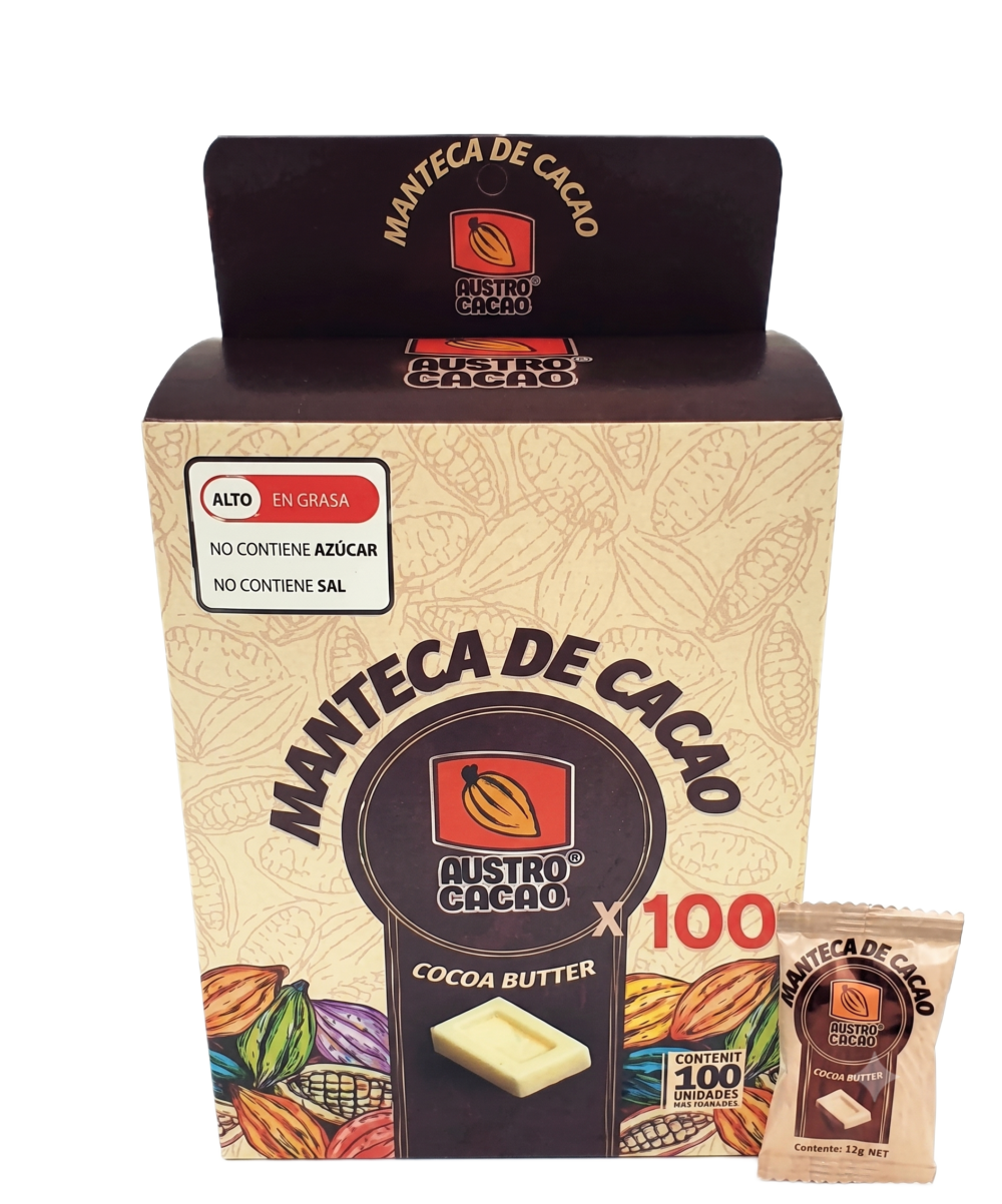 Manteca de Cacao Caja x100u