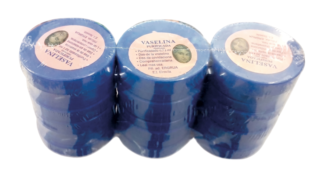 Vaselina Simple Mediana Azul