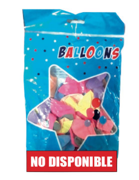 Globos Pasteles Surtidos  X50U