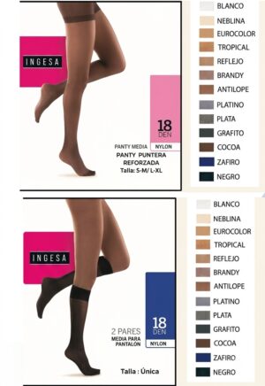 Media Nylon Corta